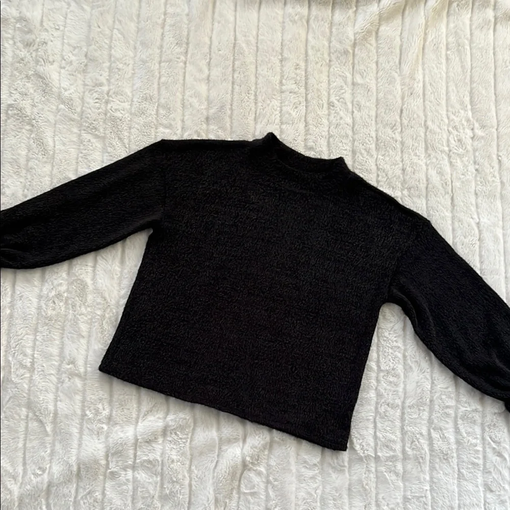 Girls Old Navy Soft Chenille Sweater (Black) XL Plus